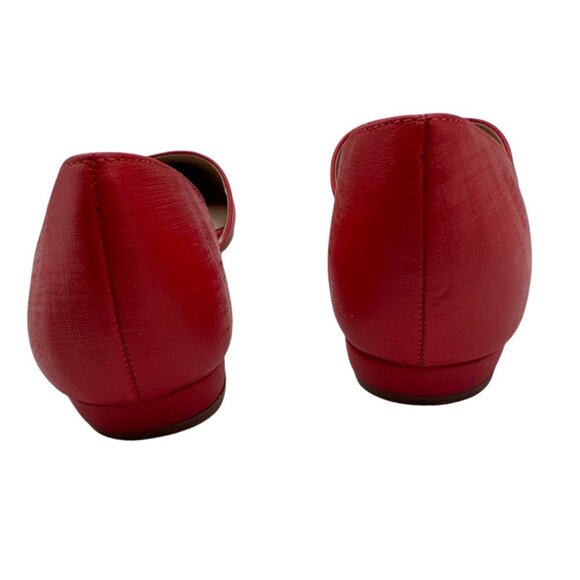 Naturalizer Size 6 Casual Slip On Comfortable Pointed Toe Red Flats - Picture 10 of 14